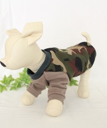 tone（トーン）の「犬服屋Ricky/犬服【S】裏起毛迷彩　長袖Tシャツ　秋冬向け　袖付き暖か　小型犬服(SU)（ペットウェア・レディース）」