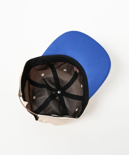 QUARTER SNACKS（クウォータースナックス）の「QUARTER SNACKS / Satin Snackman Cap（ハット・メンズ・オフホワイト/ブラック・ONE SIZE）」の6枚目の写真