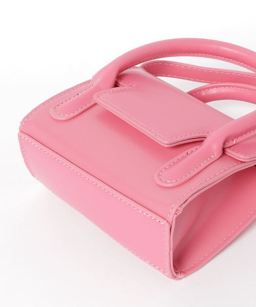 .KOM(ドットコム)の「『.KOM/ドットケーオーエム』2WAYレザーライクミニバッグ【Y】【CN】(ショルダーバッグ・レディース・ホワイト/グリーン/ブラック/ピンク・FREE)」の15枚目の写真