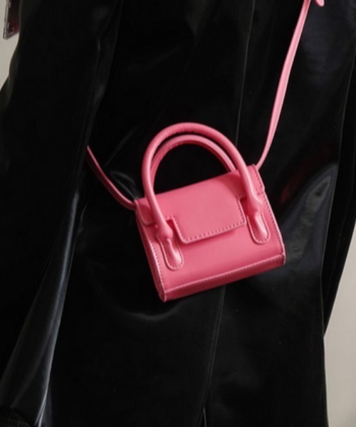 .KOM(ドットコム)の「『.KOM/ドットケーオーエム』2WAYレザーライクミニバッグ【Y】【CN】(ショルダーバッグ・レディース・ホワイト/グリーン/ブラック/ピンク・FREE)」の6枚目の写真