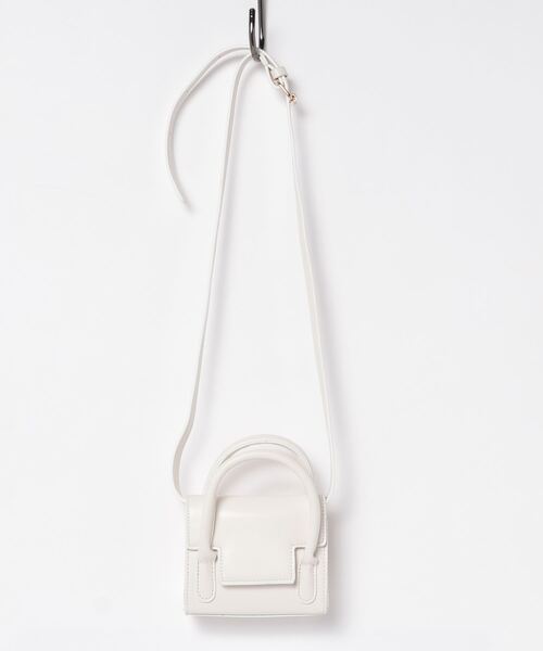 .KOM(ドットコム)の「『.KOM/ドットケーオーエム』2WAYレザーライクミニバッグ【Y】【CN】(ショルダーバッグ・レディース・ホワイト/グリーン/ブラック/ピンク・FREE)」の22枚目の写真