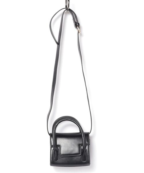 .KOM(ドットコム)の「『.KOM/ドットケーオーエム』2WAYレザーライクミニバッグ【Y】【CN】(ショルダーバッグ・レディース・ホワイト/グリーン/ブラック/ピンク・FREE)」の21枚目の写真