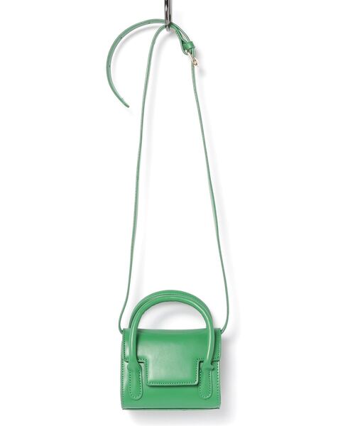 .KOM(ドットコム)の「『.KOM/ドットケーオーエム』2WAYレザーライクミニバッグ【Y】【CN】(ショルダーバッグ・レディース・ホワイト/グリーン/ブラック/ピンク・FREE)」の20枚目の写真