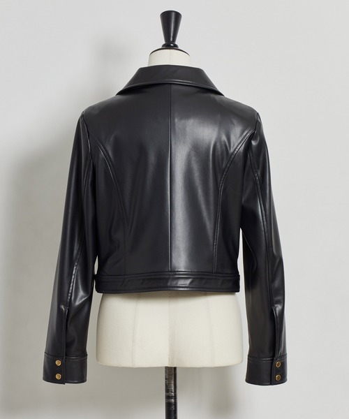 NOELA(ノエラ)の「スプリングライダースジャケット(ライダースジャケット・レディース・ピンク/オフホワイト/ブラック・フリー)」の21枚目の写真