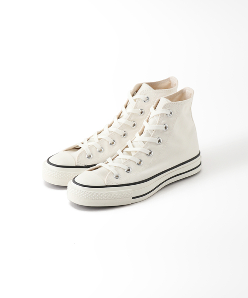 CONVERSE（コンバース）の「【CONVERSE/コンバース】 CANVAS ALL STAR J HI：スニーカー（スニーカー・レディース・ホワイト/ブラック・23cm/23.5cm/24cm/24.5cm）」の2枚目の写真