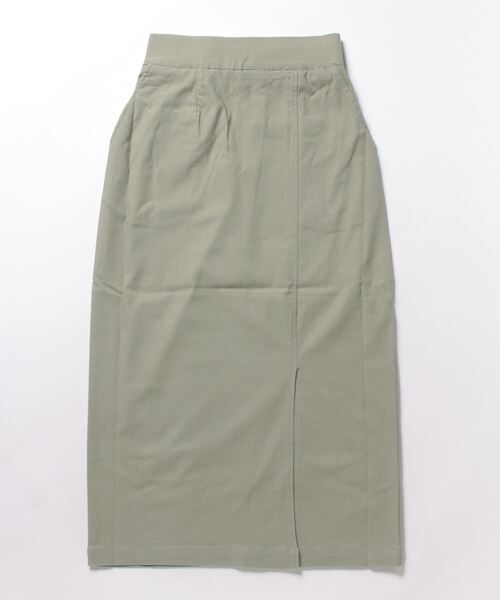 Q（キュー）の「ストレッチタイトスカート（スカート・レディース・ライトグレー/ライトグリーン/ネイビー・MEDIUM）」の6枚目の写真
