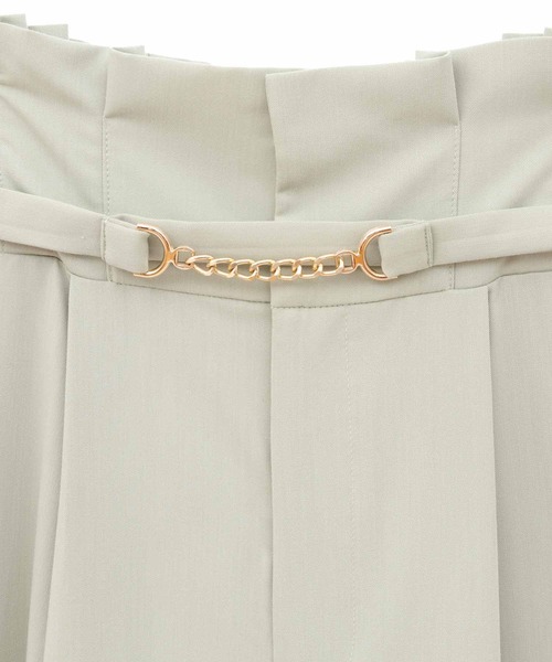 31 Sons de mode（トランテアン　ソン　ドゥ　モード）の「カラーワイドパンツ（その他パンツ・レディース・ピンク/グリーン/ネイビー・36/38）」の17枚目の写真