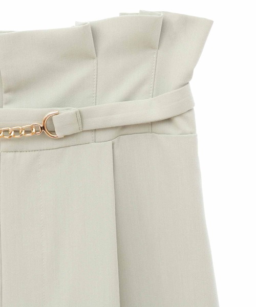 31 Sons de mode（トランテアン　ソン　ドゥ　モード）の「カラーワイドパンツ（その他パンツ・レディース・ピンク/グリーン/ネイビー・36/38）」の18枚目の写真