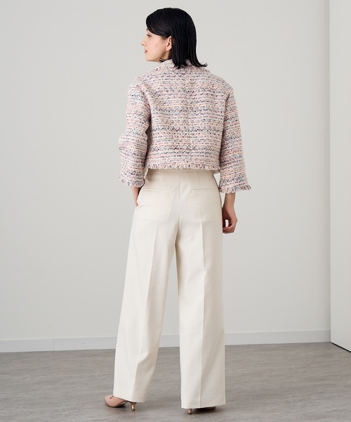 ANAYI（アナイ）の「【セットアップ対応商品】スラブミックスツイードステンカラー ジャケット（その他アウター・レディース・ホワイト系その他・38/36）」の22枚目の写真