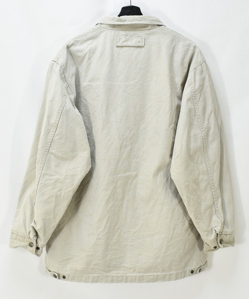 L.L.Bean(エルエルビーン)の「【ヴィンテージ古着】90's L.L.Bean / エルエルビーン 裏ボア フルジップ ダックジャケット(デニムジャケット・メンズ・ベージュ・X-LARGE)」の2枚目の写真