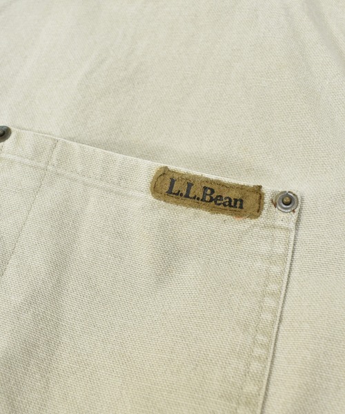 L.L.Bean(エルエルビーン)の「【ヴィンテージ古着】90's L.L.Bean / エルエルビーン 裏ボア フルジップ ダックジャケット(デニムジャケット・メンズ・ベージュ・X-LARGE)」の3枚目の写真