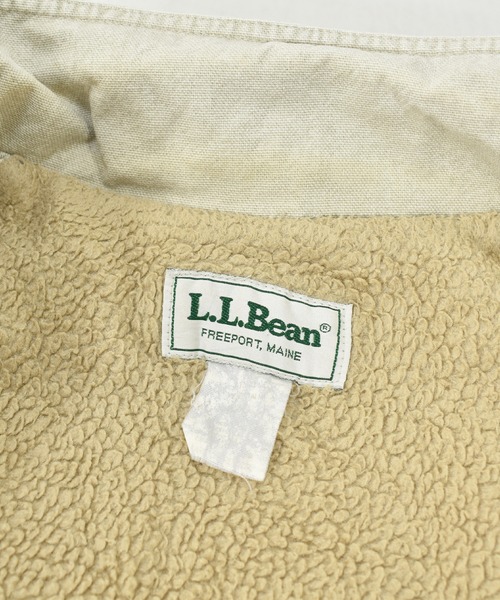 L.L.Bean(エルエルビーン)の「【ヴィンテージ古着】90's L.L.Bean / エルエルビーン 裏ボア フルジップ ダックジャケット(デニムジャケット・メンズ・ベージュ・X-LARGE)」の15枚目の写真