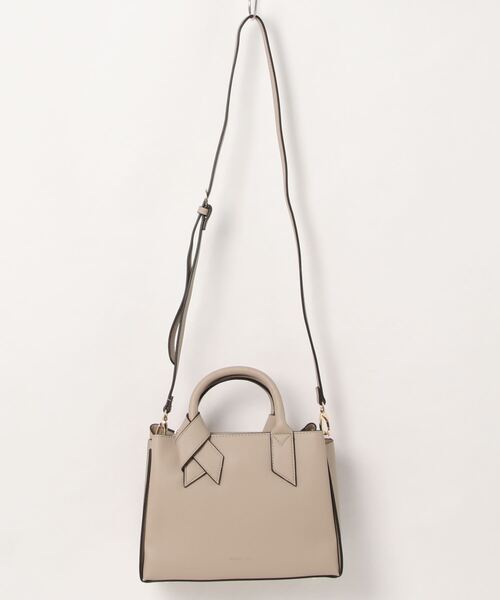 maison vert（メゾンヴェール）の「【maison vert/メゾンヴェール】リボンアオリ2WAYバッグ/#MV-1（ハンドバッグ・レディース・ブラック/ベージュ/ブラウン・FREE）」の3枚目の写真