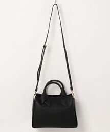 maison vert | 【maison vert/メゾンヴェール】リボンアオリ2WAYバッグ/#MV-1(ハンドバッグ)