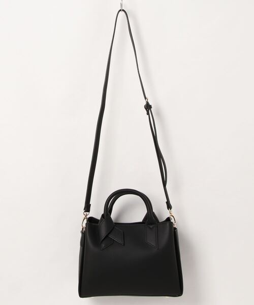 maison vert（メゾンヴェール）の「【maison vert/メゾンヴェール】リボンアオリ2WAYバッグ/#MV-1（ハンドバッグ・レディース・ブラック/ベージュ/ブラウン・FREE）」の4枚目の写真