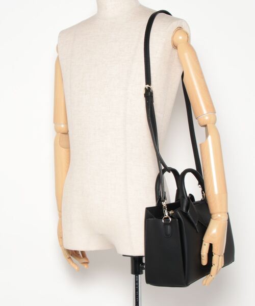 maison vert（メゾンヴェール）の「【maison vert/メゾンヴェール】リボンアオリ2WAYバッグ/#MV-1（ハンドバッグ・レディース・ブラック/ベージュ/ブラウン・FREE）」の7枚目の写真