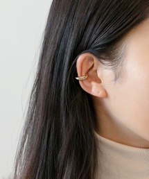 TONE SELECT GOODS（トーンセレクトグッズ）の「【vie】ステンレスイヤーカフ/金属アレルギー対応_サージカルステンレス/ゴールド（イヤーカフ）」