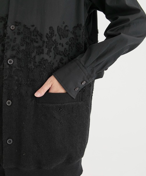 TAAKK/ターク】SHIRTS→KNIT CARDIGAN/シャツ→ニット