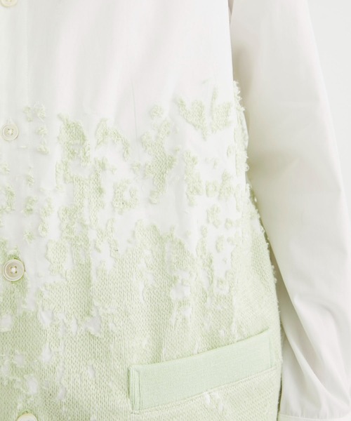 TAAKK/ターク】SHIRTS→KNIT CARDIGAN/シャツ→ニット