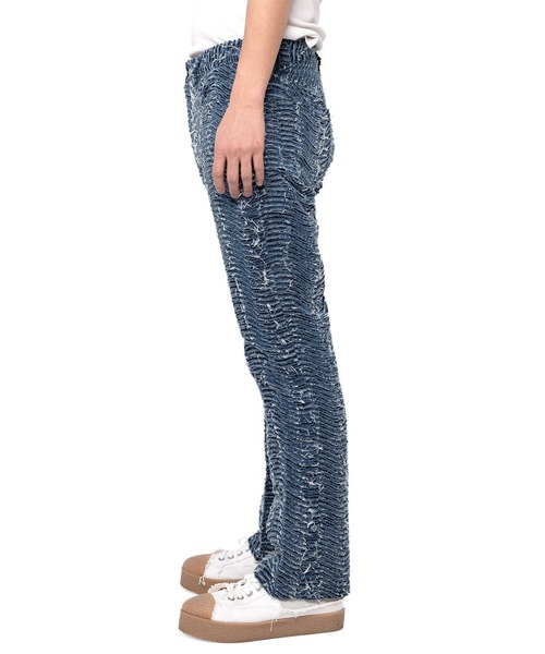 MYne（マイン）の「Wave Denim Pants（デニムパンツ・メンズ・インディゴブルー/ブラック・L/M/S）」の9枚目の写真