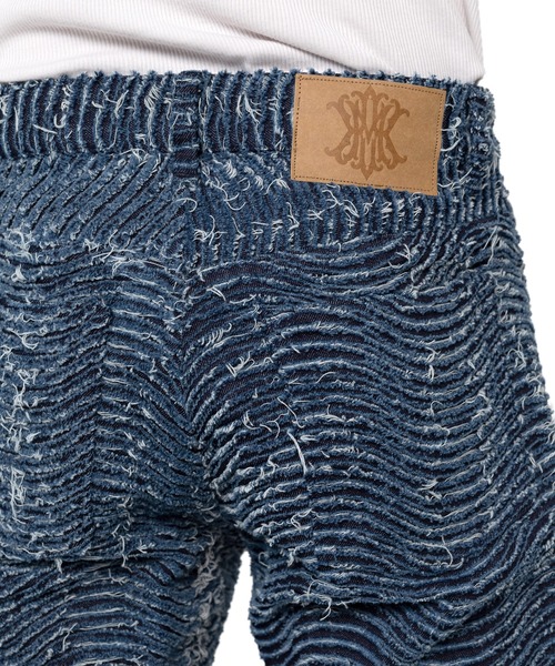 MYne（マイン）の「Wave Denim Pants（デニムパンツ・メンズ・インディゴブルー/ブラック・L/M/S）」の12枚目の写真