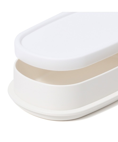 Francfranc（フランフラン）の「ジュエル ランチボックス ラウンド ホワイト（お弁当箱・レディース・ホワイト・FREE）」の5枚目の写真