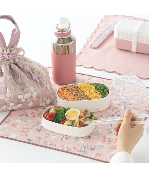 Francfranc（フランフラン）の「ジュエル ランチボックス ラウンド ホワイト（お弁当箱・レディース・ホワイト・FREE）」の11枚目の写真