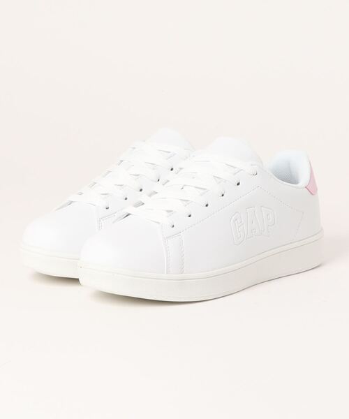 GAP（ギャップ）の「【GAP】ギャップ　コートタイプスニーカー　GPU12316（スニーカー・レディース・ベージュ/ブラック/ホワイト×ネイビー/ホワイト×ピンク・24.0cm/26.0cm/25.0cm/28.0cm/23.0cm/27.0cm）」の3枚目の写真