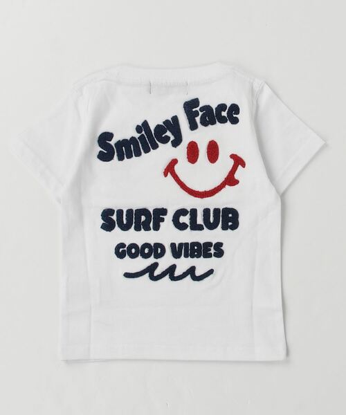 ムラサキスポーツ(ムラサキスポーツ)の「CALIFORNIA T-SHIRTS/カリフォルニア キッズ Tシャツ 232CF3ST138(Tシャツ/カットソー・キッズ・グリーン/グレー/ホワイト・120cm/130cm/140cm/150cm/160cm/100cm/110cm)」の2枚目の写真