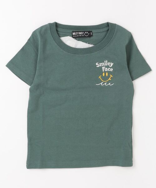 ムラサキスポーツ(ムラサキスポーツ)の「CALIFORNIA T-SHIRTS/カリフォルニア キッズ Tシャツ 232CF3ST138(Tシャツ/カットソー・キッズ・グリーン/グレー/ホワイト・120cm/130cm/140cm/150cm/160cm/100cm/110cm)」の9枚目の写真
