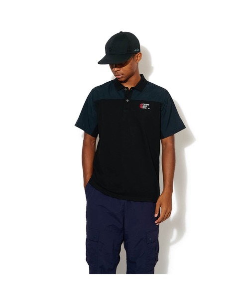 CHARI&CO（チャリアンドコー）の「PHYSICAL LOGO MOTO COOL POLO ポロシャツ（ポロシャツ・メンズ・ホワイト/ブラック・MEDIUM/LARGE/X-LARGE/SMALL）」の7枚目の写真