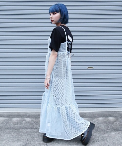 【美品】Candy stripperキャミワンピース PATCHWORK CAMISOLE ONE-PIECE | Candy Stripper（キャンディ