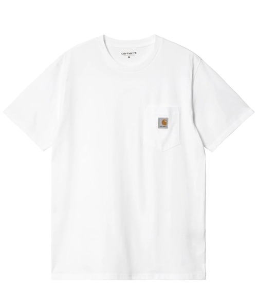 Carhartt WIP(カーハートダブリューアイピー)の「Carhartt WIP/カーハートダブリューアイピー POCKET T-SHIRT 無地/ポケット クルーネックTシャツ/半袖Tシャツ I030434(Tシャツ/カットソー・メンズ・ライトベージュ/ブラック/ホワイト/オリーブ/グレイッシュブルー・XL/L/M)」の2枚目の写真