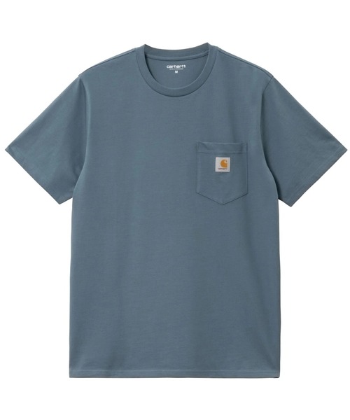 Carhartt WIP(カーハートダブリューアイピー)の「Carhartt WIP/カーハートダブリューアイピー POCKET T-SHIRT 無地/ポケット クルーネックTシャツ/半袖Tシャツ I030434(Tシャツ/カットソー・メンズ・ライトベージュ/ブラック/ホワイト/オリーブ/グレイッシュブルー・XL/L/M)」の5枚目の写真