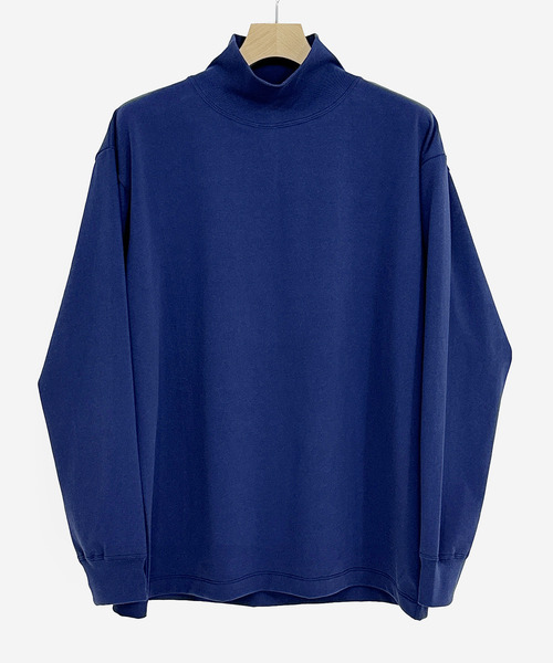 KIIT(キート)の「KIIT キート / L/SLLEVE TURTLENECK CUT&SEWN ロングスリーブタートルネックカットソー / KIP-T97-008(Tシャツ/カットソー・メンズ・アッシュグレー/ネイビー/ライトブラウン・3/1/2)」の3枚目の写真