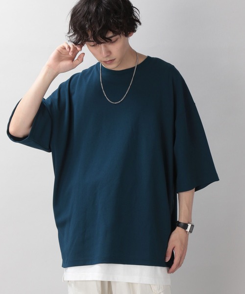 RAGEBLUE(レイジブルー)の「ジョーゼットサイドジップスリットTシャツ(Tシャツ/カットソー・メンズ・ホワイト/ライトブルー/ブラック/ブルー・MEDIUM/LARGE)」の15枚目の写真