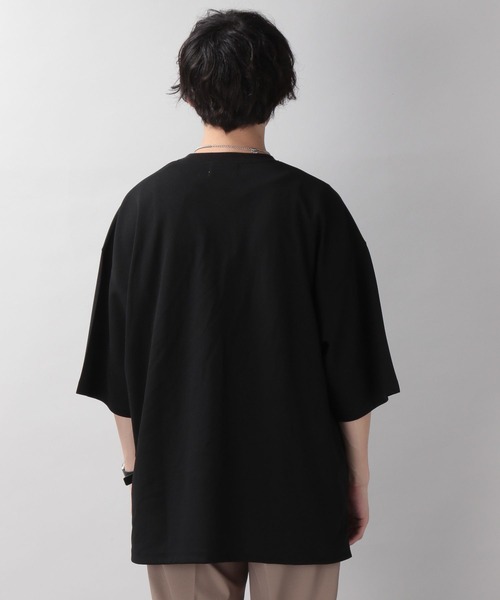 RAGEBLUE(レイジブルー)の「ジョーゼットサイドジップスリットTシャツ(Tシャツ/カットソー・メンズ・ホワイト/ライトブルー/ブラック/ブルー・MEDIUM/LARGE)」の20枚目の写真