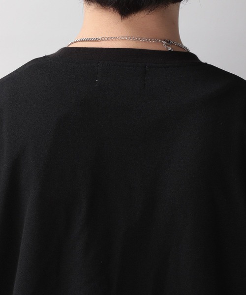 RAGEBLUE(レイジブルー)の「ジョーゼットサイドジップスリットTシャツ(Tシャツ/カットソー・メンズ・ホワイト/ライトブルー/ブラック/ブルー・MEDIUM/LARGE)」の8枚目の写真