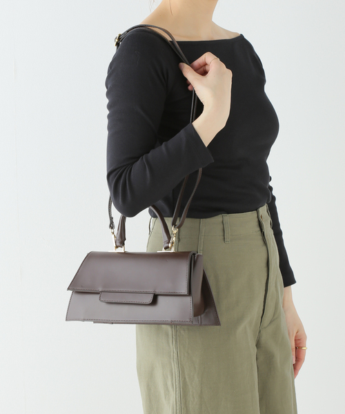 STEPHEN(ステファン)の「【STEPHEN/ステファン】WIDE FLAP バッグ(ハンドバッグ・レディース・アイボリー/ブラウン・FREE)」の18枚目の写真