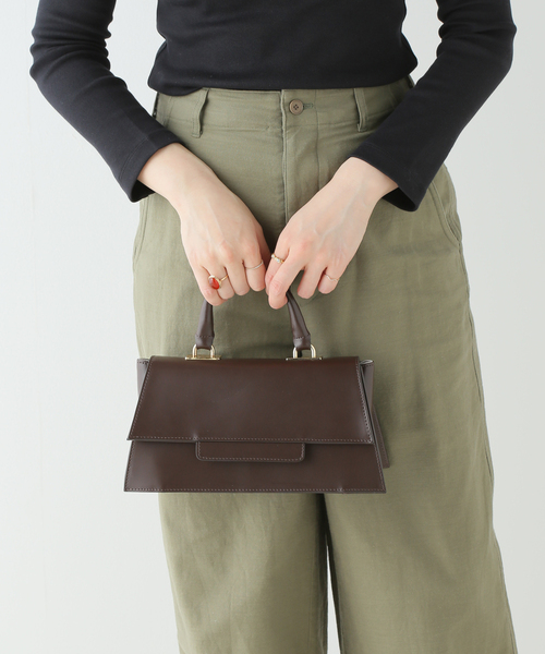 STEPHEN(ステファン)の「【STEPHEN/ステファン】WIDE FLAP バッグ(ハンドバッグ・レディース・アイボリー/ブラウン・FREE)」の19枚目の写真