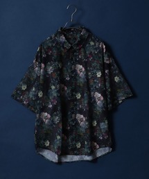 ANPAS | Total Pattern Print Big Silhouette Sheer Shirt/総柄プリント ビッグシルエット メッシュシャツ シアーシャツ(シャツ/ブラウス)