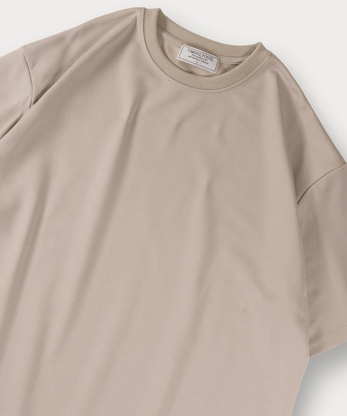 SlashDate（スラッシュデイト）の「リラックスフィットポンチTシャツ/イージードライ/イージーケア（Tシャツ/カットソー・メンズ・ブルー/グレー/チャコールグレー/ホワイト・M/L/XL）」の3枚目の写真
