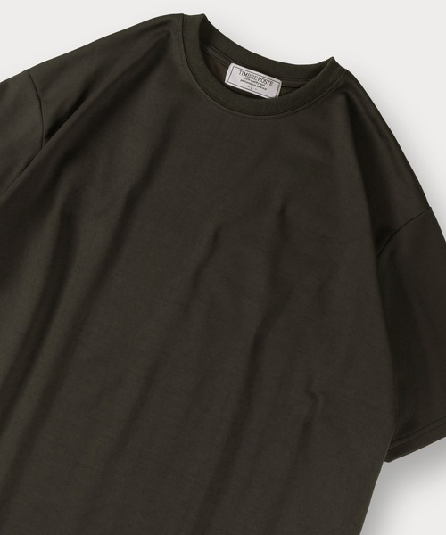 SlashDate（スラッシュデイト）の「リラックスフィットポンチTシャツ/イージードライ/イージーケア（Tシャツ/カットソー・メンズ・ブルー/グレー/チャコールグレー/ホワイト・M/L/XL）」の2枚目の写真