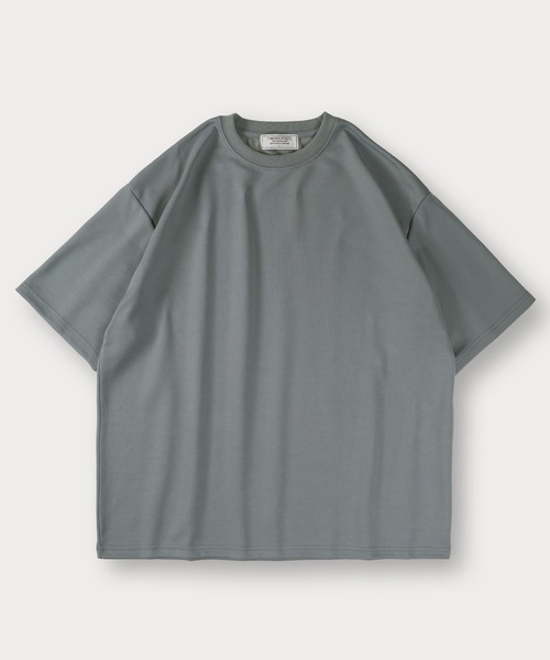 SlashDate（スラッシュデイト）の「リラックスフィットポンチTシャツ/イージードライ/イージーケア（Tシャツ/カットソー・メンズ・ブルー/グレー/チャコールグレー/ホワイト・M/L/XL）」の8枚目の写真