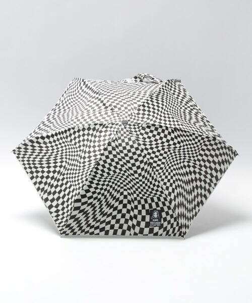 X-girl（エックスガール）の「【X-girl /エックスガール】 ×Wpc. CHECKERED FOLDING UMBRELLA（折りたたみ傘・レディース・オフホワイト・FREE）」の3枚目の写真