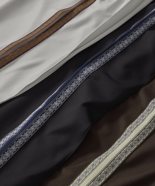 EMMA CLOTHES(エマクローズ)の「サイドラインノルディックパターン ワイドトラックパンツ(その他パンツ・メンズ・ブラック/グレー/ブラウン/グリーン系/ブルー/グリーン・M/L)」の9枚目の写真