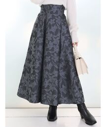 MERCURYDUO | ボタニカルフラワージャカードスカート(スカート)