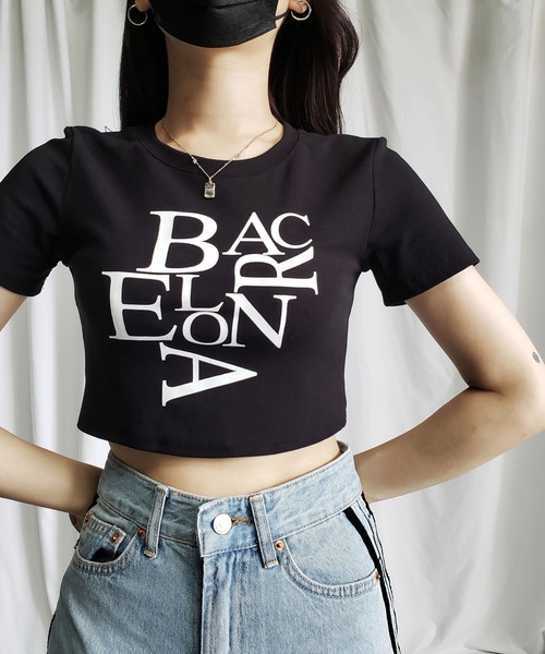 me+em select（ミームセレクト）の「【 ４color 】BACロゴレタリングショートＴシャツ ／ BAC logo lettering short T-shirt（Tシャツ/カットソー・レディース・ブラック/グレー/ピンク/ホワイト・FREE）」の10枚目の写真