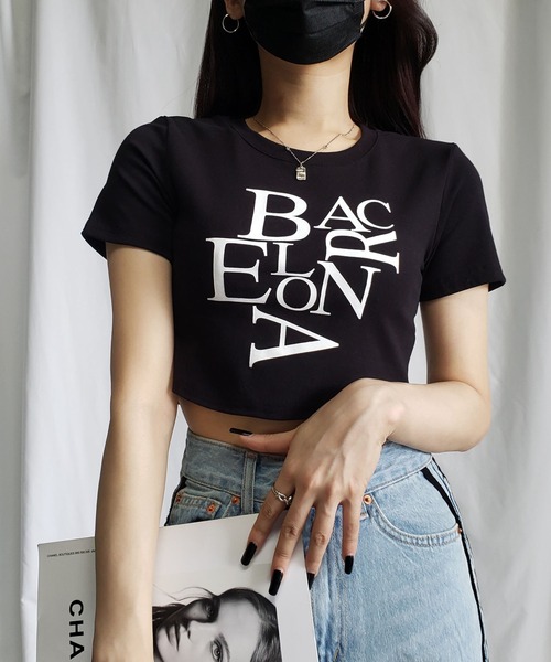 me+em select（ミームセレクト）の「【 ４color 】BACロゴレタリングショートＴシャツ ／ BAC logo lettering short T-shirt（Tシャツ/カットソー・レディース・ブラック/グレー/ピンク/ホワイト・FREE）」の15枚目の写真