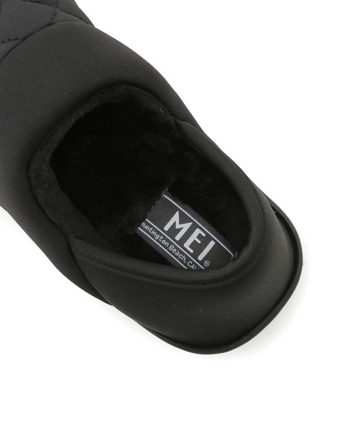 MEI（メイ）の「【MEI/メイ】【別注カラー:ネイビー】キルティングモックシューズ（スリッポン・レディース・ネイビー/ブラック・L/M/S）」の11枚目の写真